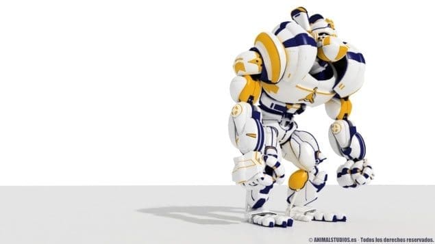 Gorilla 2.0. Animacion 3d Robot