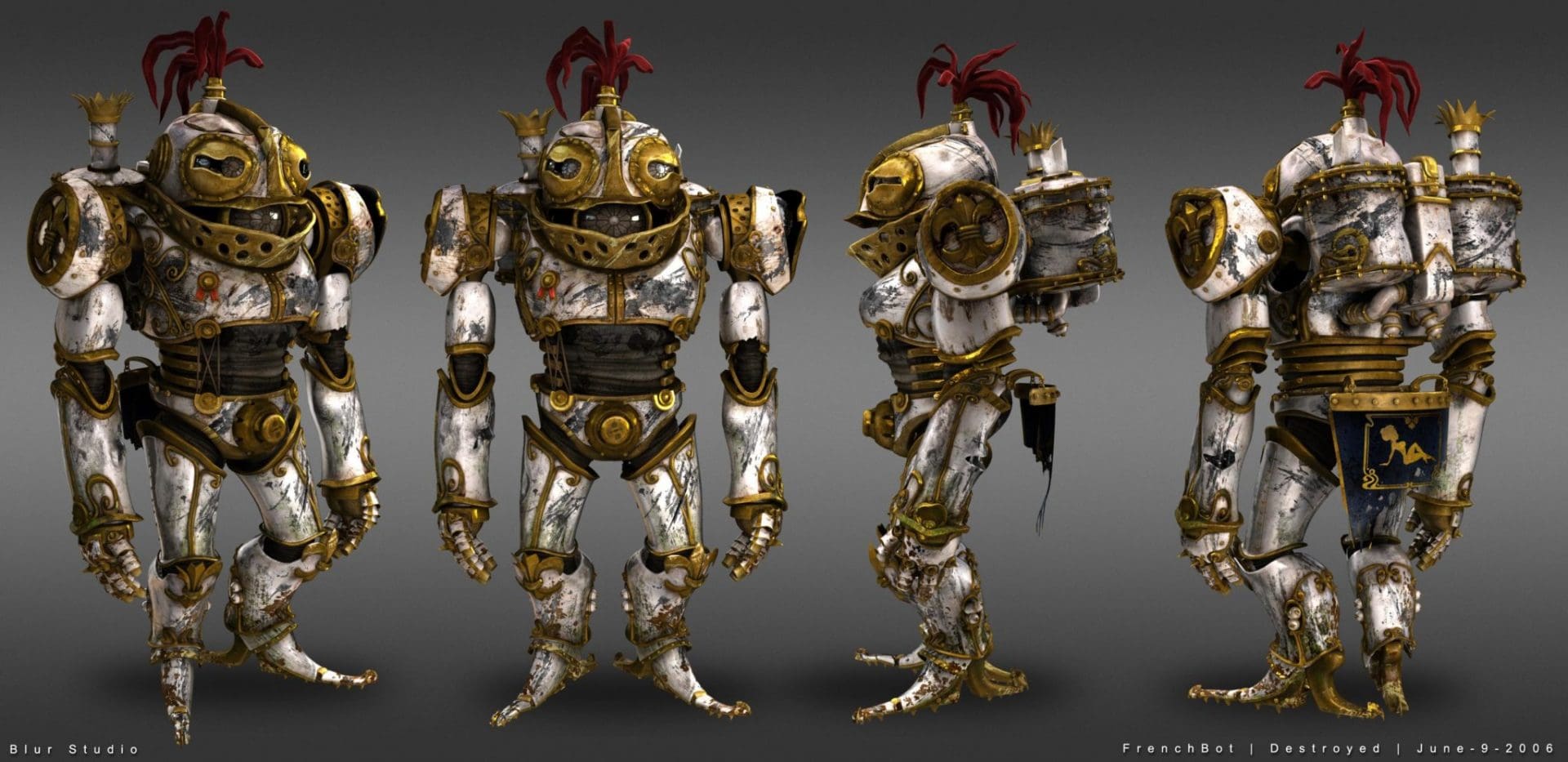 diseño de personajes 3d cortometraje