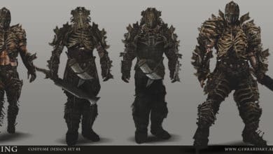 diseño de personajes Paul Gerrard