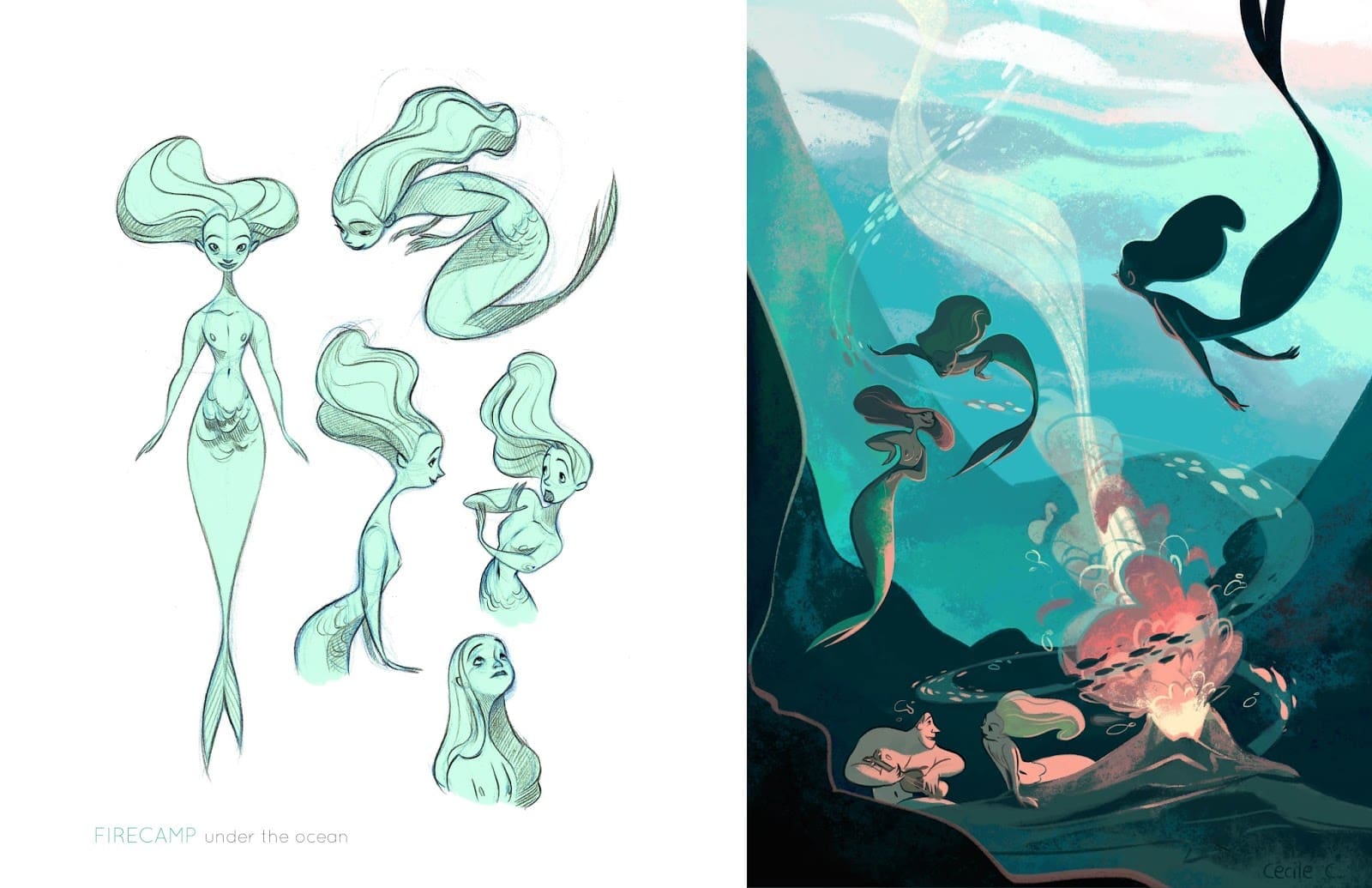 Cécile Carre- Ilustración-Dibujo-arte-Diseño de personajes-animación