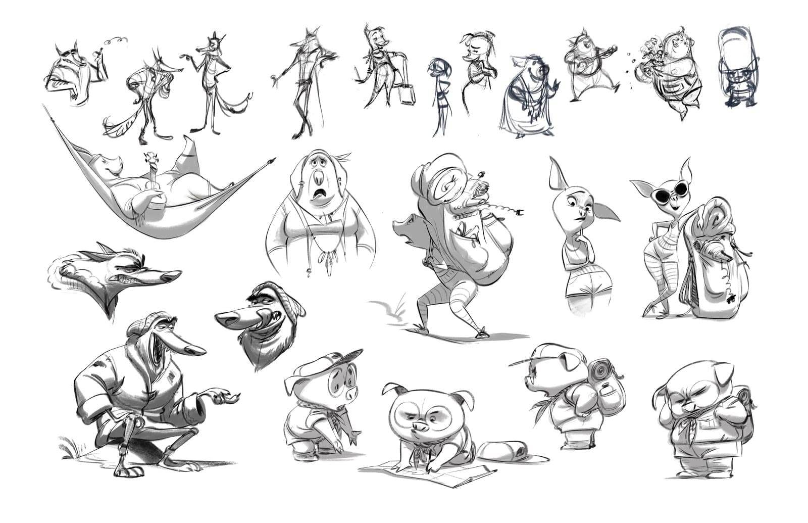 Cécile Carre- Ilustración-Dibujo-arte-Diseño de personajes-animación