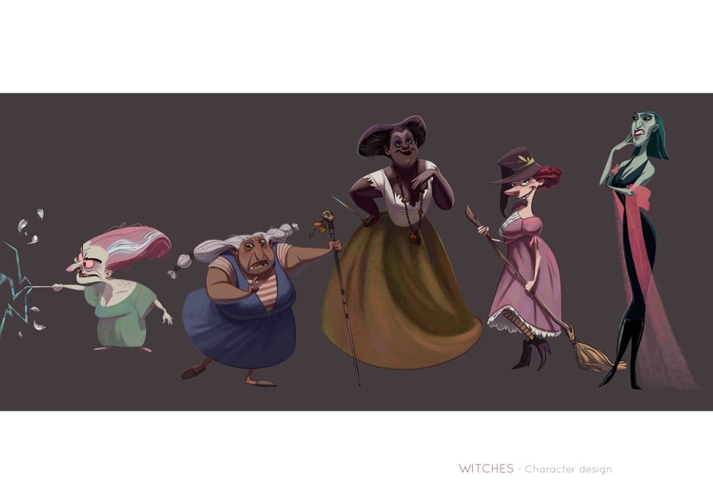 Showreel, Tutoriales y Portfolio de Cécile Carre: Ilustración y Diseño de Personajes