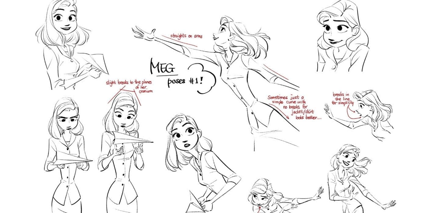 El Arte de Paperman - Making of, Storyboard, Diseño & Concept Art