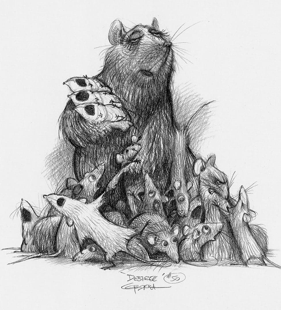 el arte de ratatouille diseño de personajes