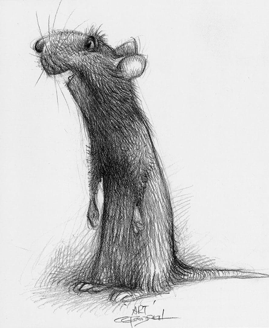 el arte de ratatouille diseño de personajes