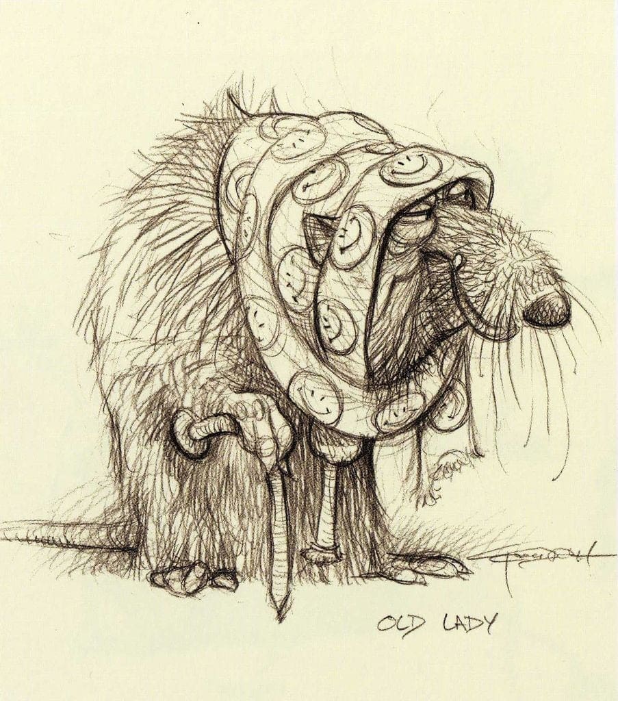 el arte de ratatouille diseño de personajes