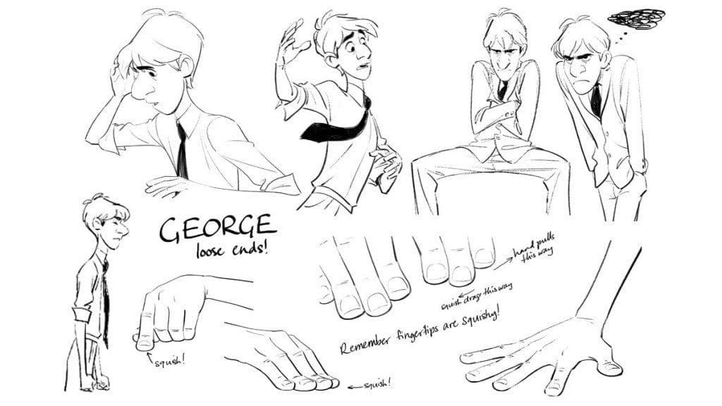 El Arte de Paperman - Making of, Storyboard, Diseño de Personajes & Concept Art