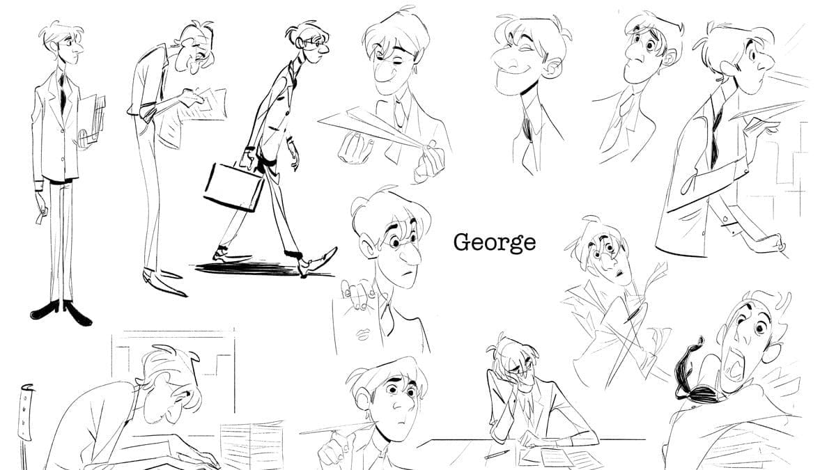 El Arte de Paperman - Making of, Storyboard, Diseño de Personajes & Concept Art