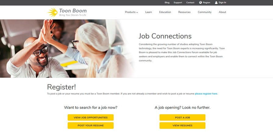 ofertas de empleo para artistas digitales. Animación 2d & 3d, ilustración, arte 3d, diseño, VFX, postproducción y arte digital. Portales de empleo especializado de la industria del cine, publicidad, videojuegos y TV