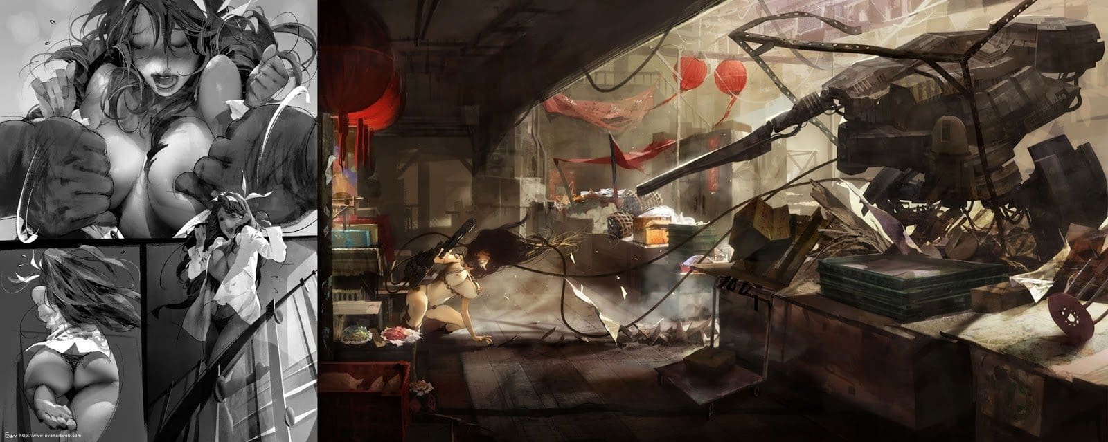 Concept Art: El Arte y Erotismo de Evan Lee