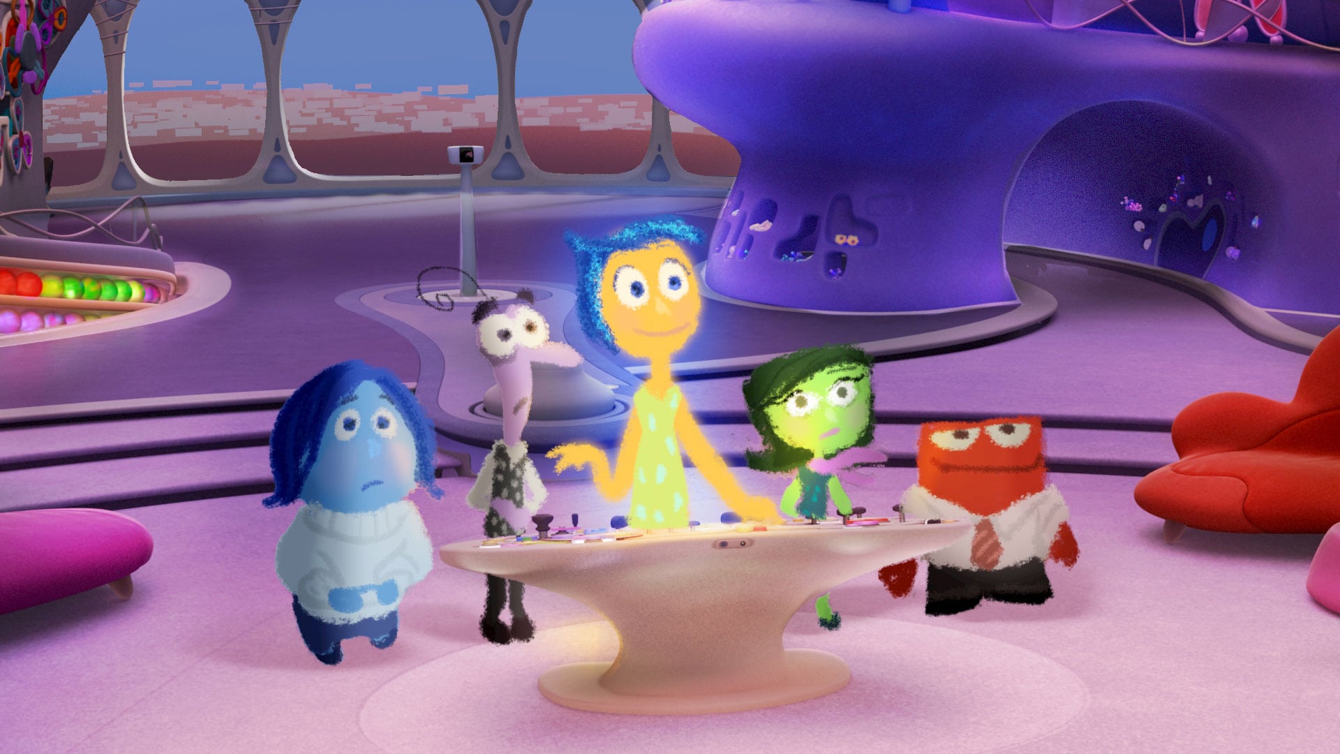 diseño de personajes - El arte de Inside Out: Todo el Desarrollo Visual y libro de Art Of Inside Out (Película de Disney-Pixar) Color Script y Concept Art