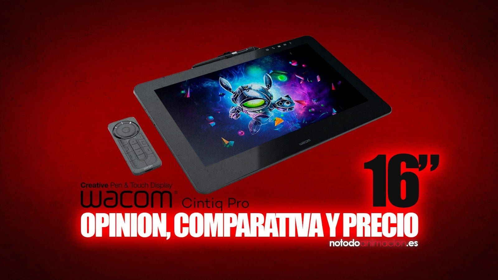 Wacom Cintiq Pro 16 ULTRA HD Touch Wacom Cintiq Pro 16 - opinión, comparativa y precio (review 2018) comprar tienda online