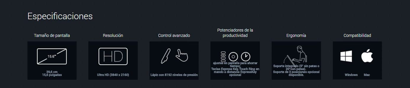 Wacom Cintiq Pro 16 OPINIÓN, COMPARATIVA Y PRECIO (REVIEW 2018) ultraHD Touch comprar tienda online
