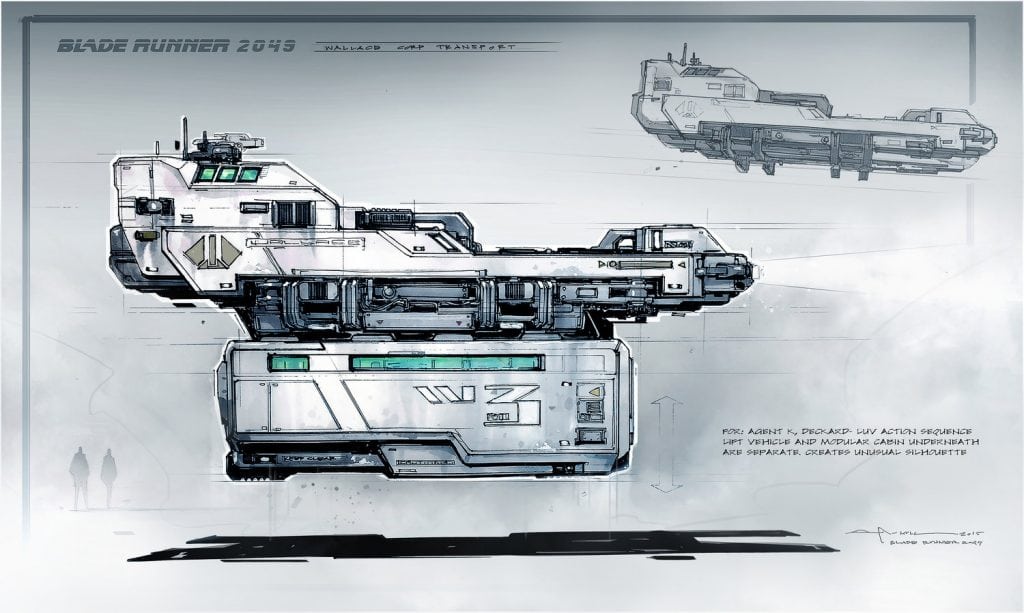 Blade-Runner-George-Hull-Concept art-ilustración