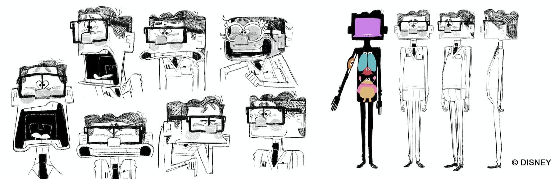Inner workings cortometraje completo diseño de personajes & concept art
