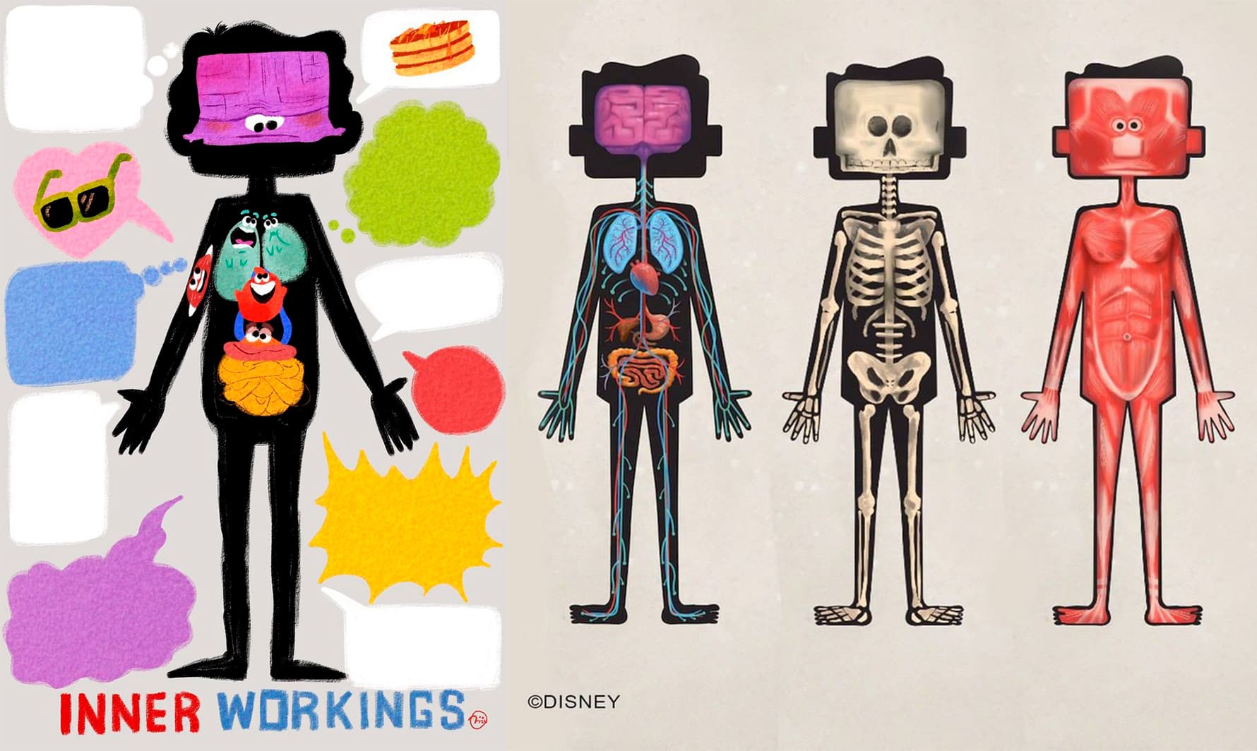 Inner workings cortometraje completo diseño de personajes & concept art
