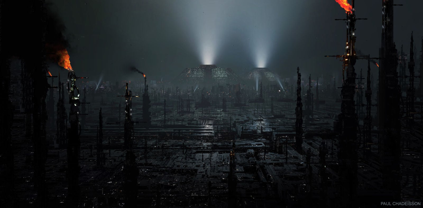 Paul Chadeisson-concep art-ilustración-Blade Runner 2049