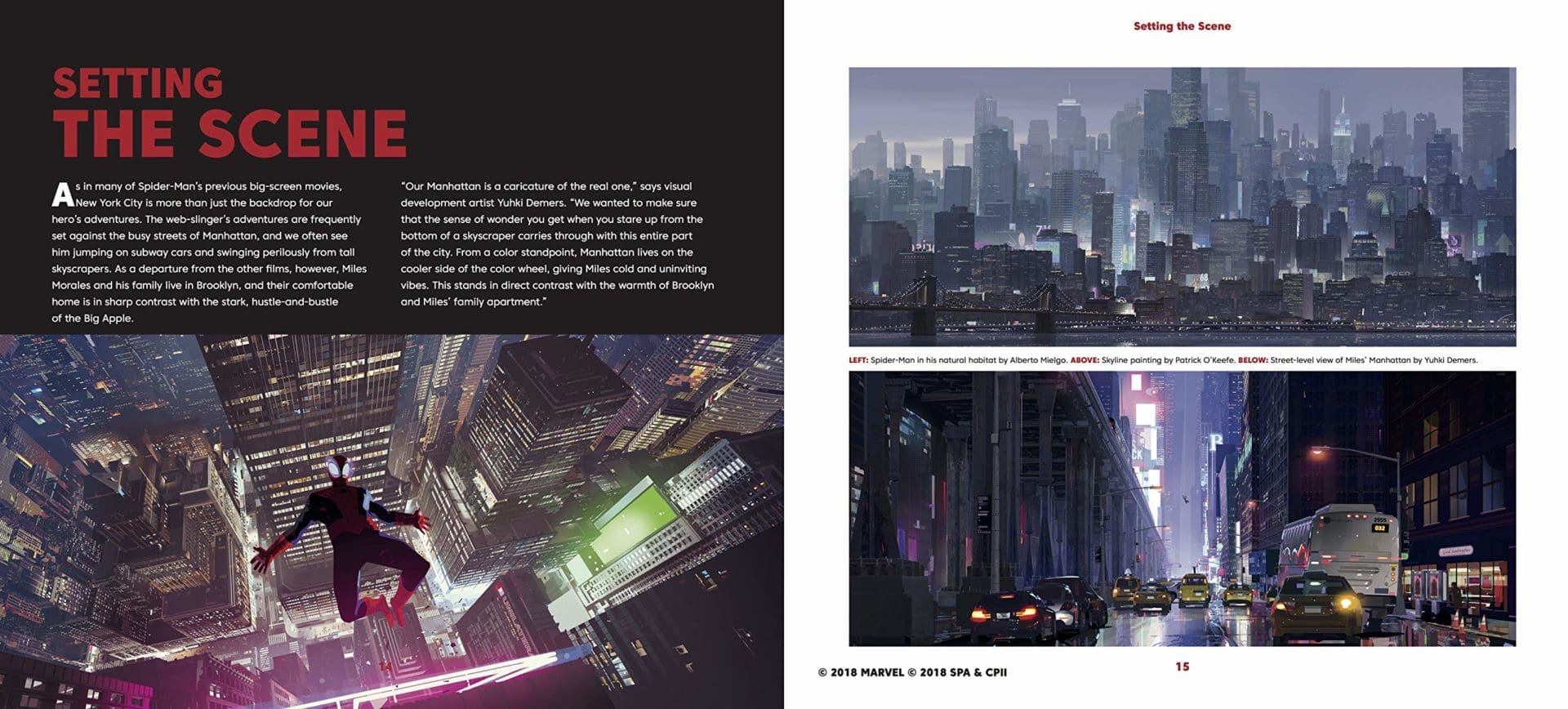 nofollow Spider-Man un nuevo universo art book
