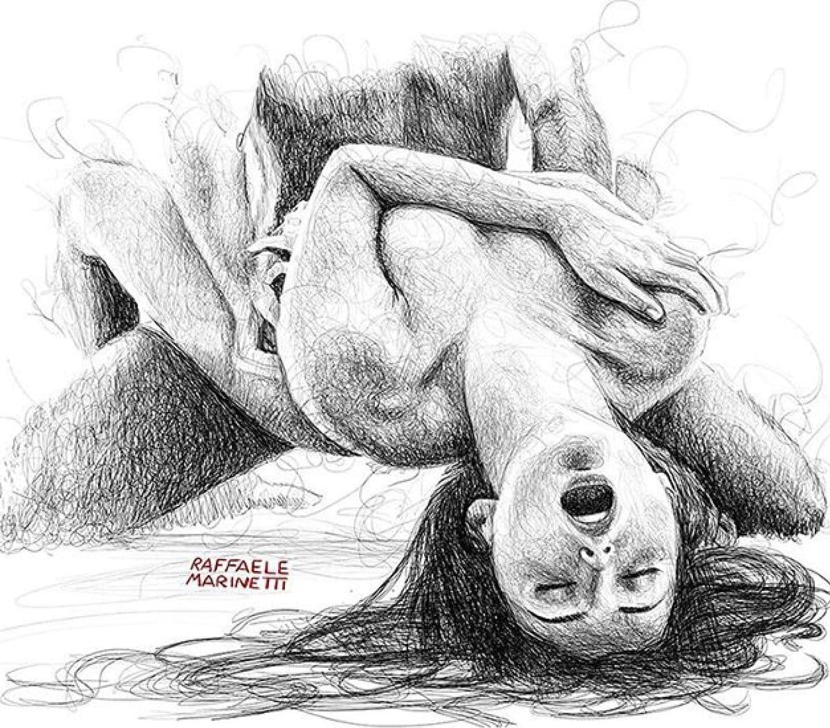 Ilustraciones Eróticas de Raffaele Marinetti