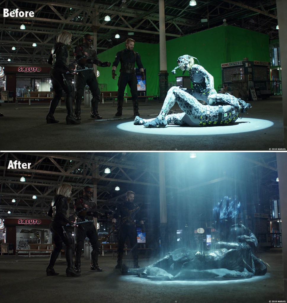 Avengers3- VFX-Breakdown-making of