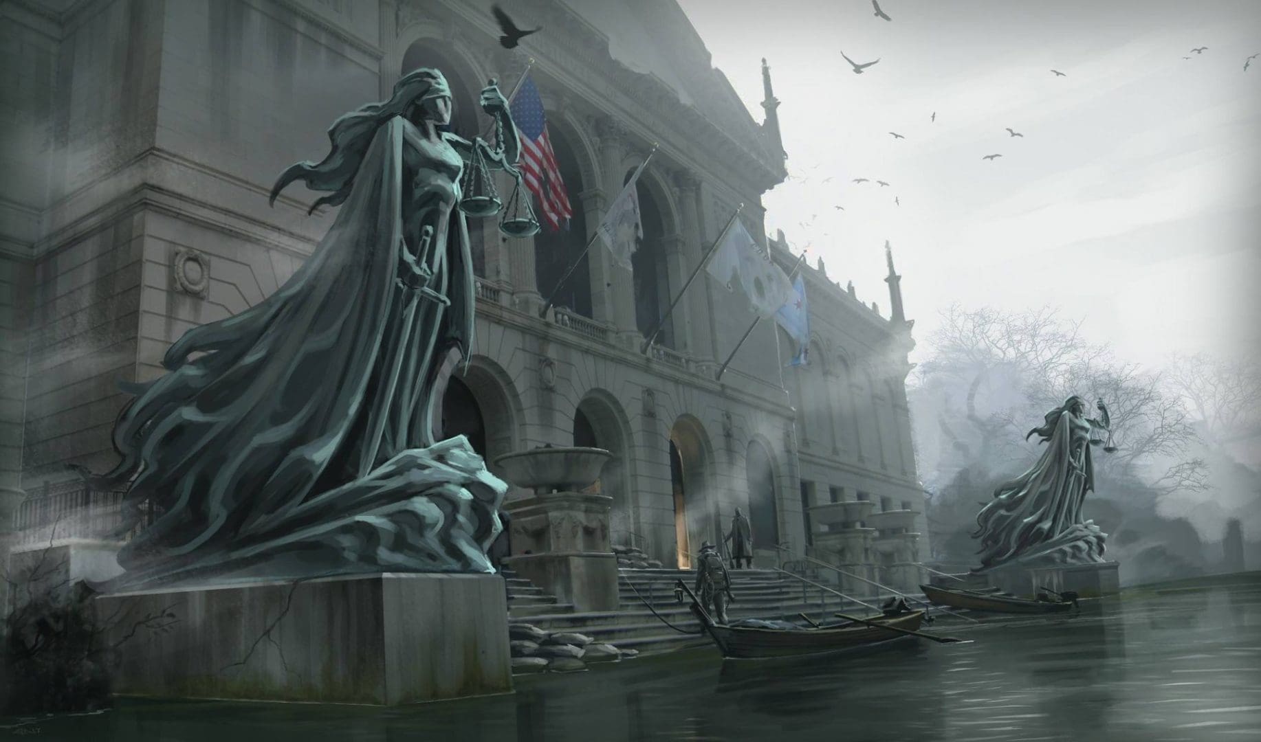 Cinemática-videojuego-The Sinking City