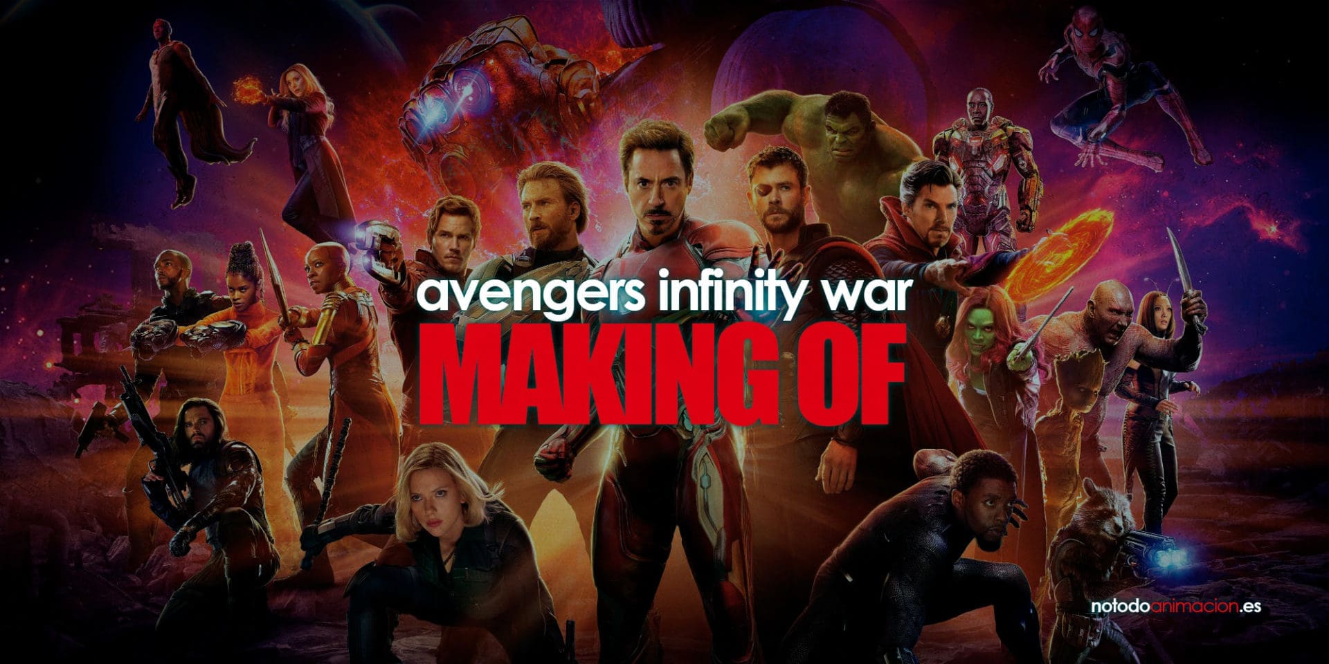 avengers infinity war making of