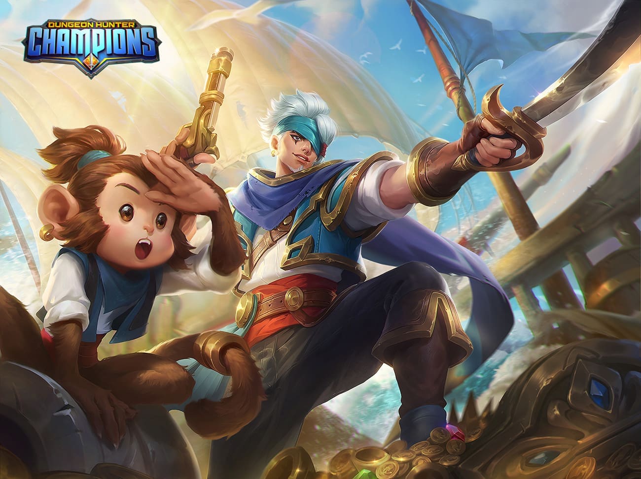 Videojuego-Dungeon Hunter Champions-Animación 3d-Trailer-
