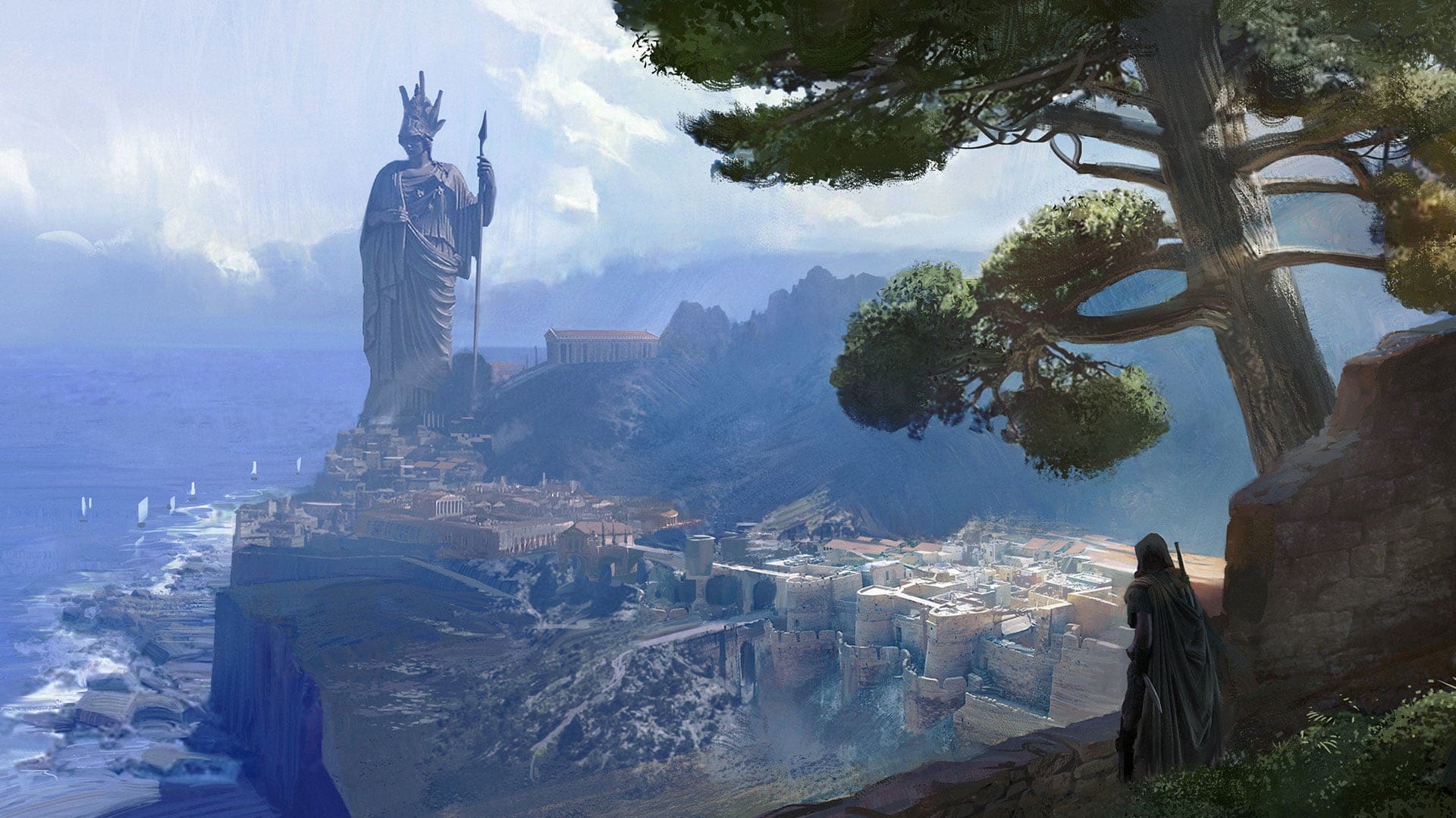 Concept art-Videojuego-Assassing Creed Odissey