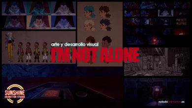 El arte de I'm not Alone - desarrollo visual