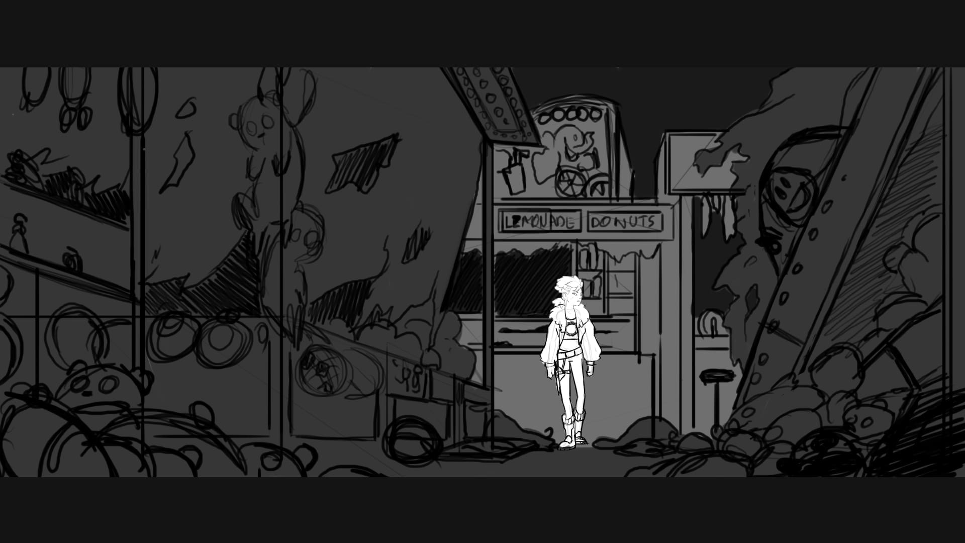 Concept Art - El arte de I'm not Alone