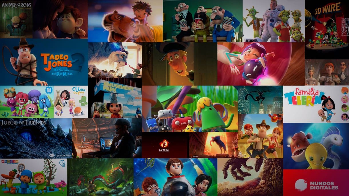 artistas y animadores de diseño artístico y multimedia