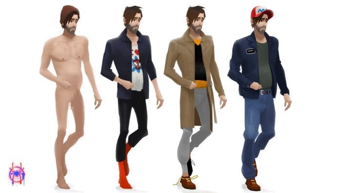diseño de personajes spiderverse