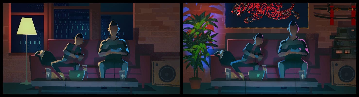 color script spider-verse