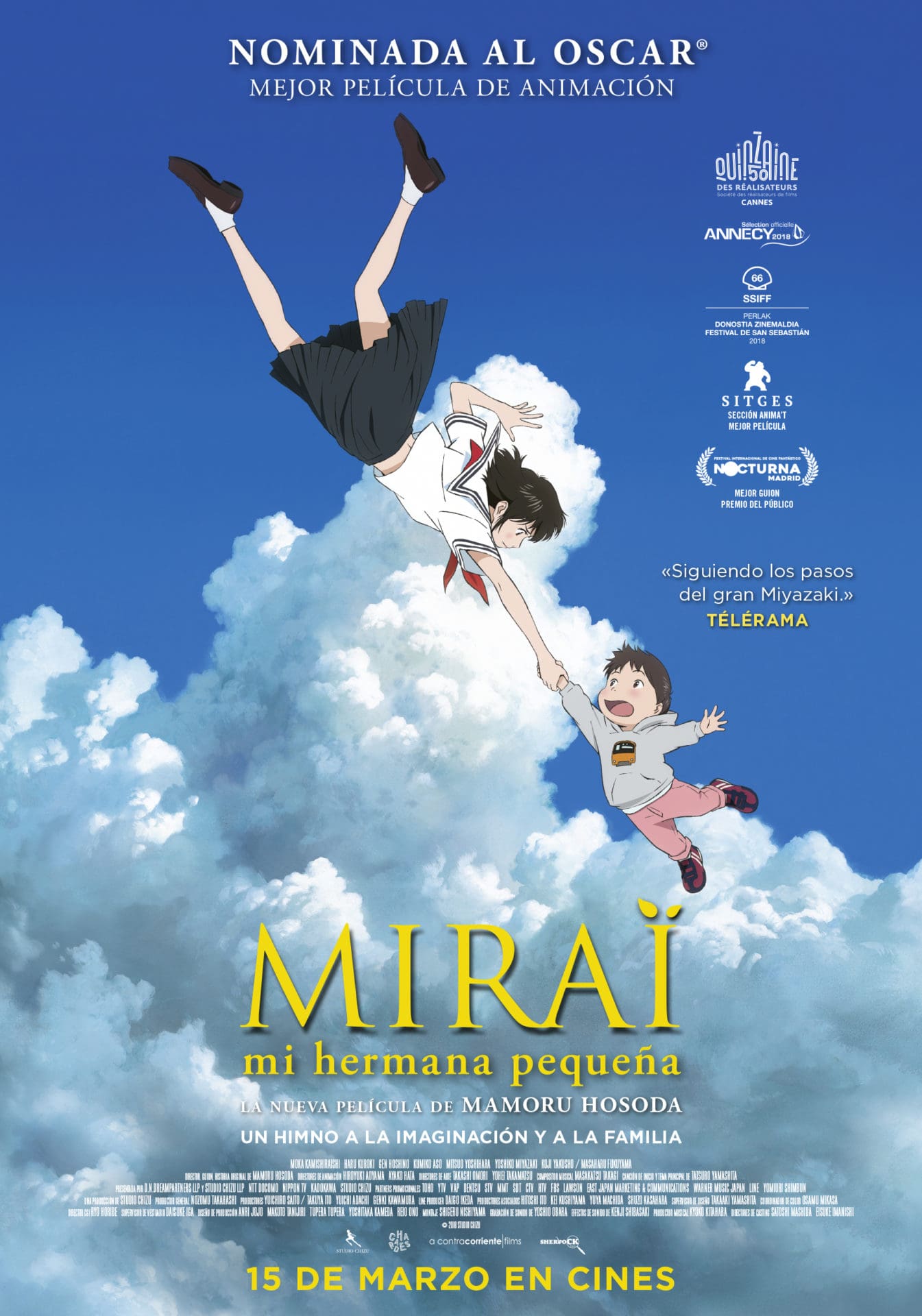 mirai mi hermana pequeña estreno españa