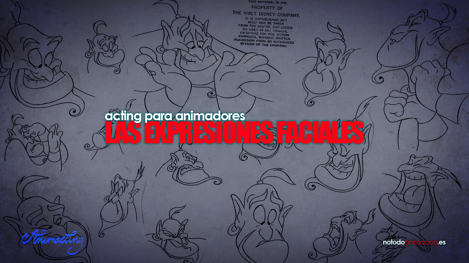 Las Expresiones faciales | Acting para Animadores
