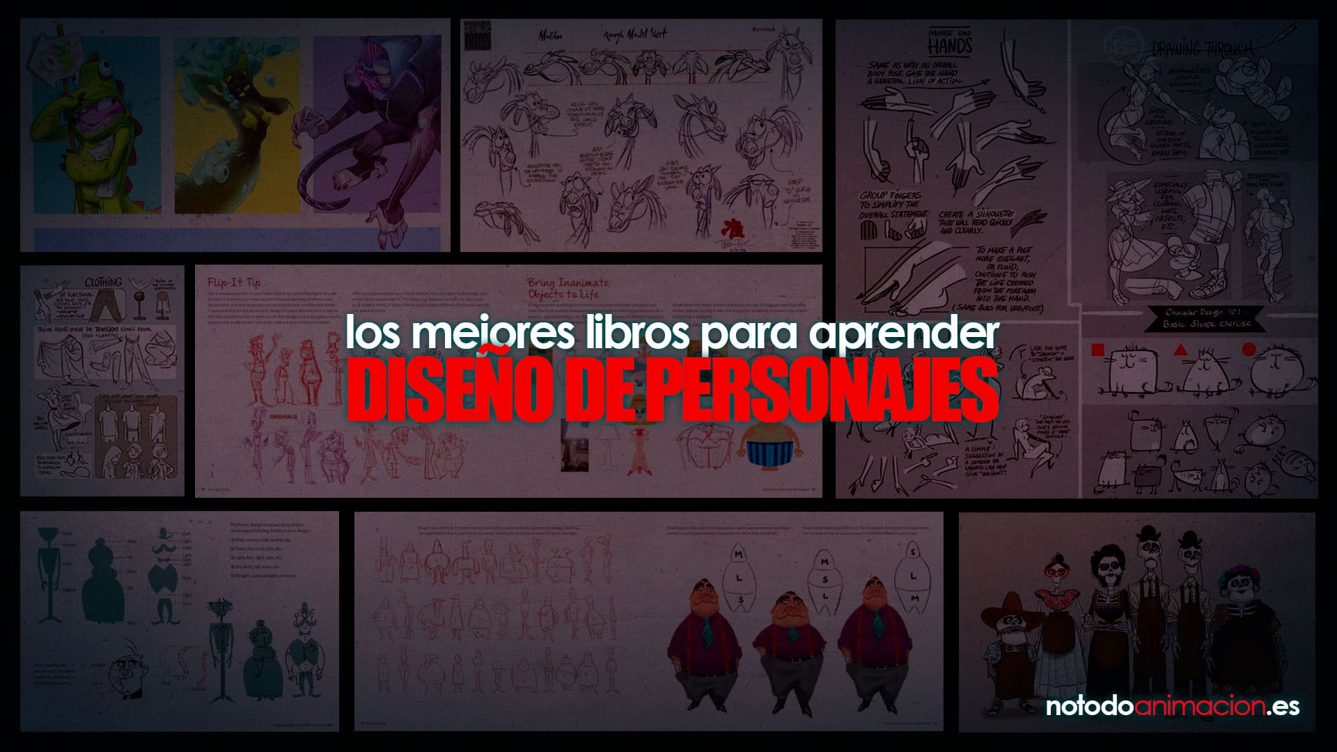 libros diseño de personajes