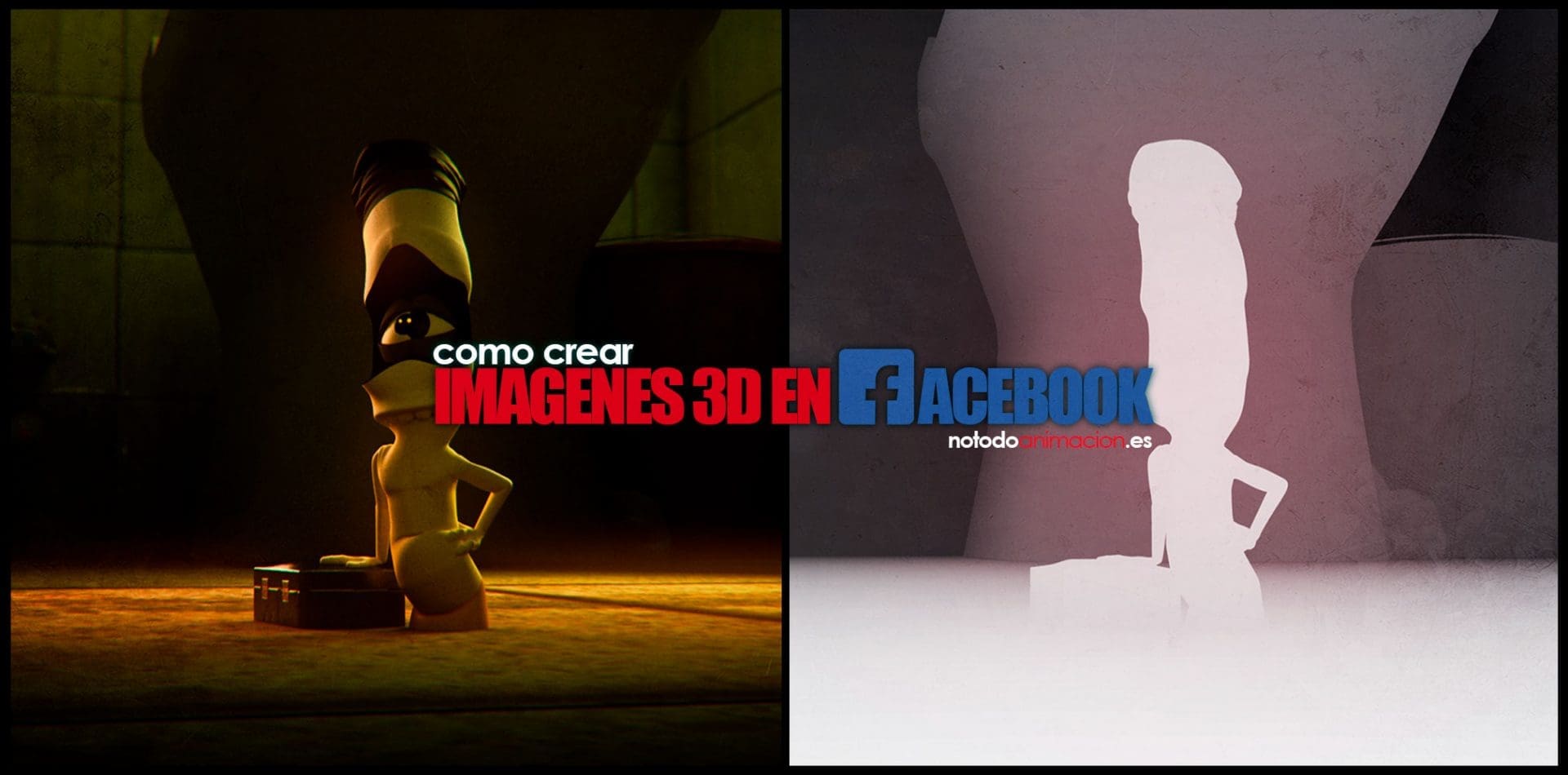 crear imágenes 3D para Facebook