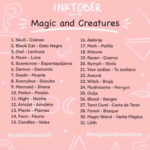 lista alternativa inktober 2015