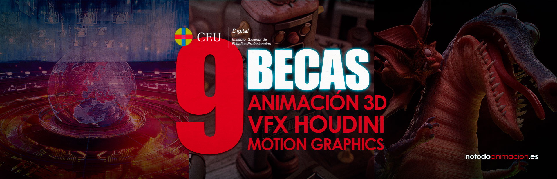 becas para estudiar animacion 3d vfx motion graphics