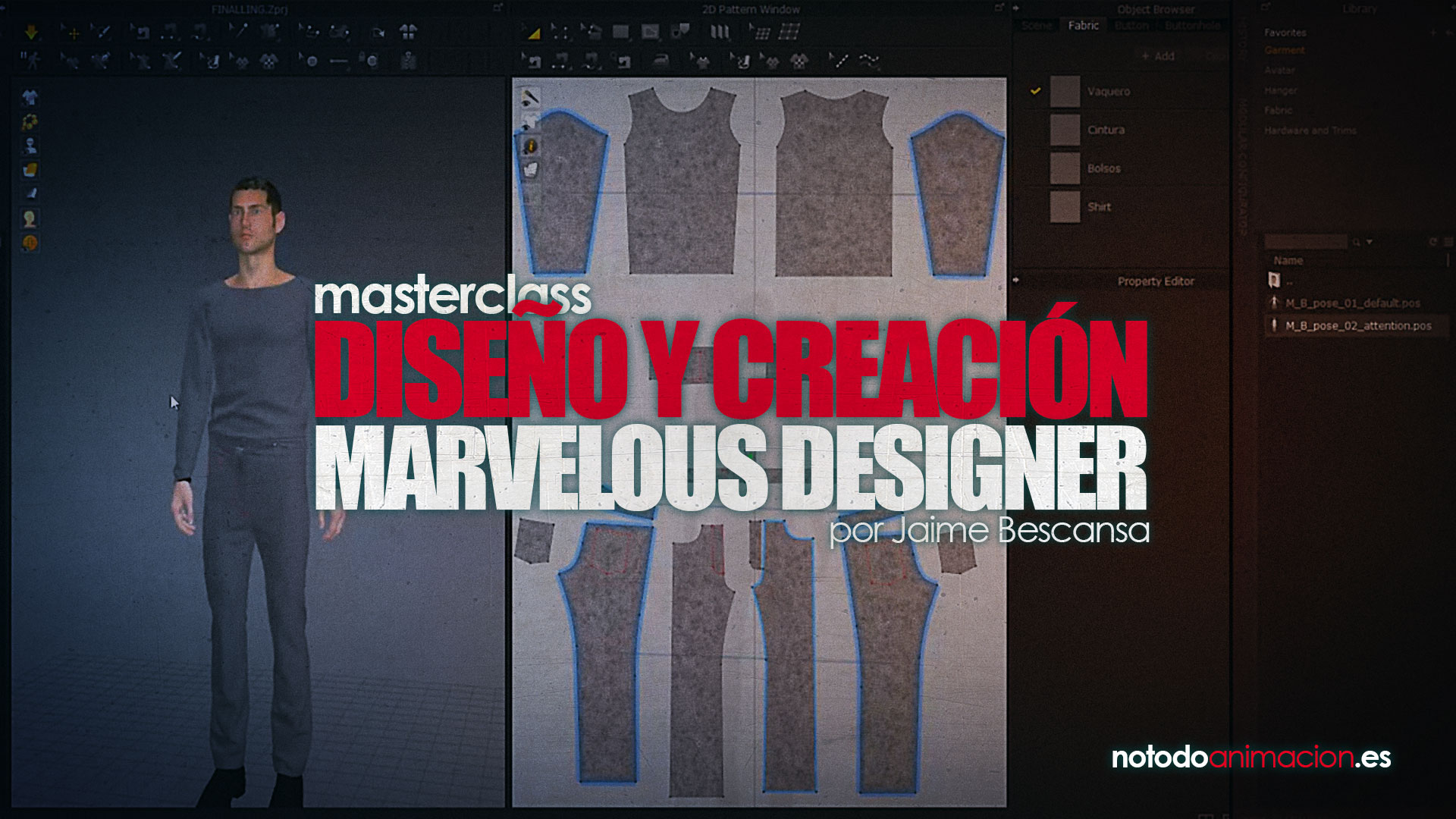 Diseño y Creación de ropa 3D en Marvelous Designer