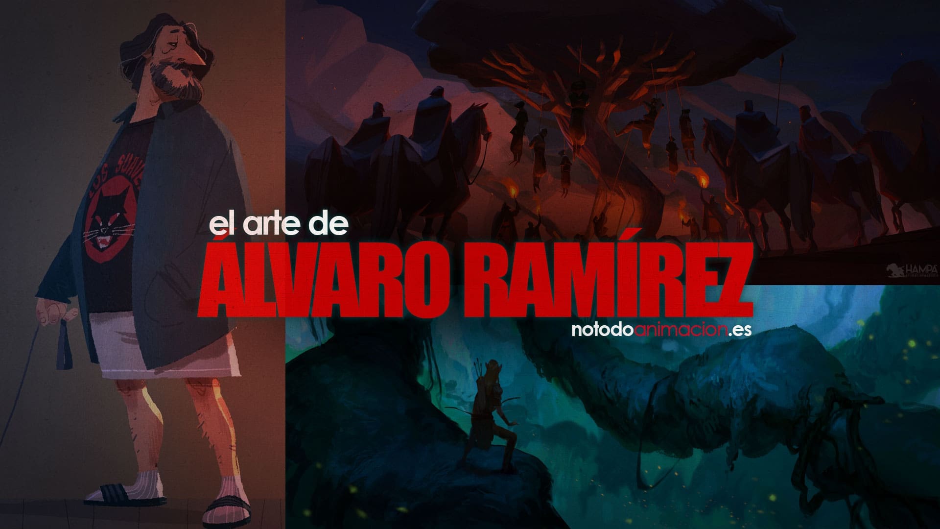 El arte de Álvaro Ramírez concept art desarrollo visual