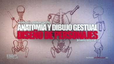anatomía dibujo gestual diseño de personajes