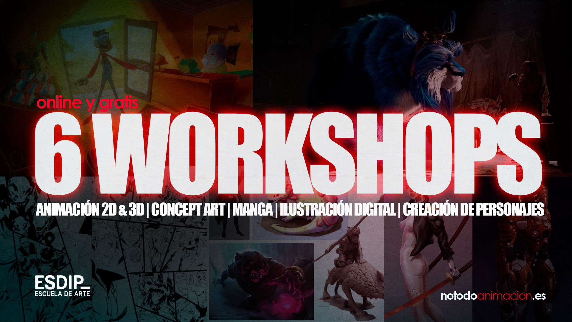workshop gratis para artistas digitales