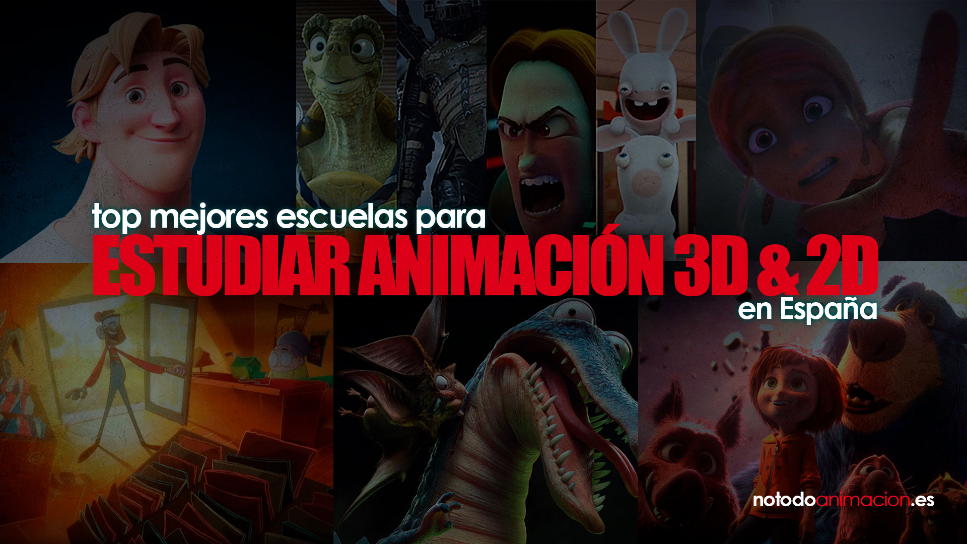 TOP 6 Mejores Escuelas para Estudiar Animación 3D & 2D en España