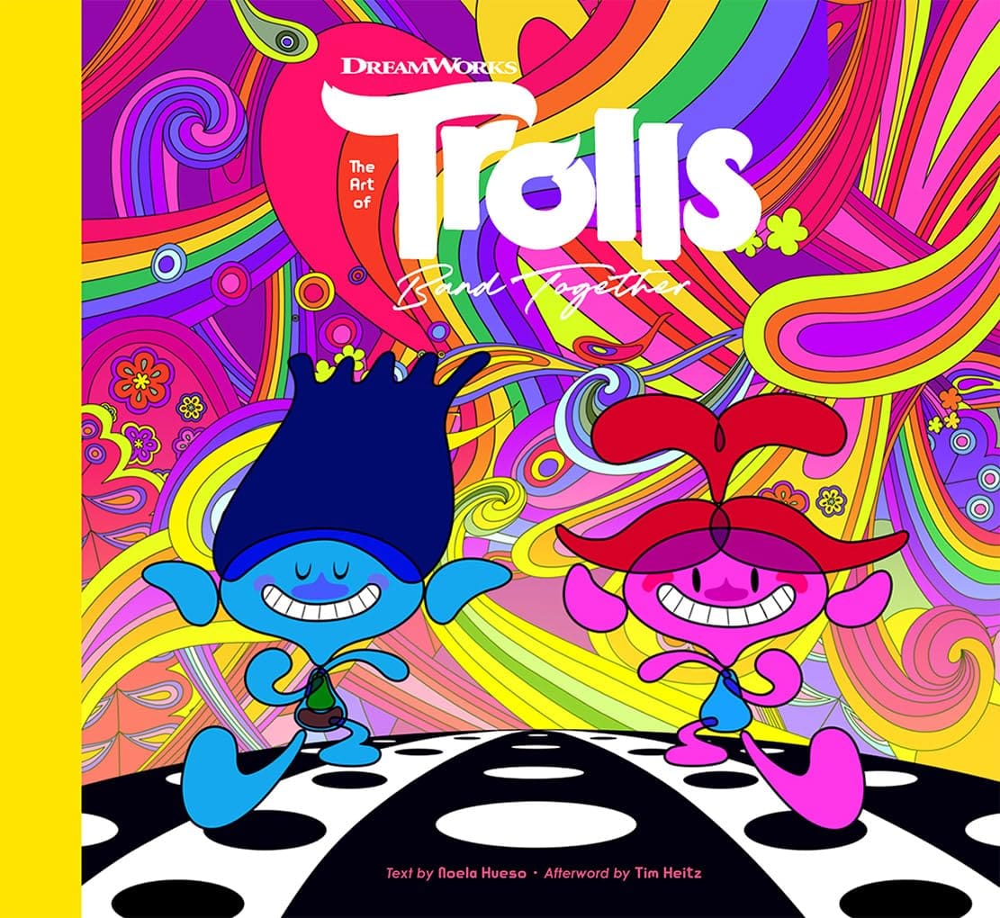 The Art of DreamWorks Trolls Band Together artbook