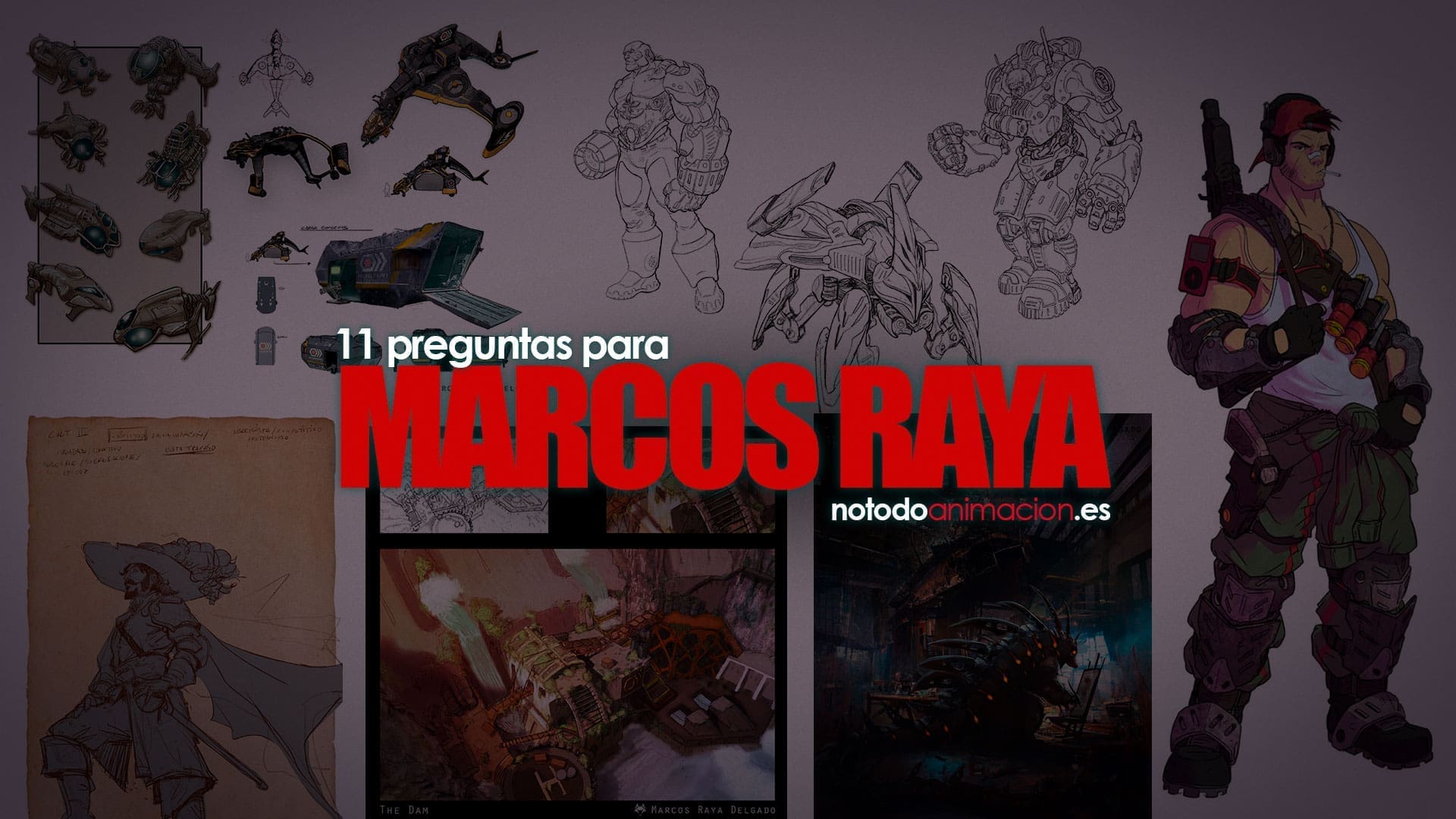 concept art y diseño de personaje