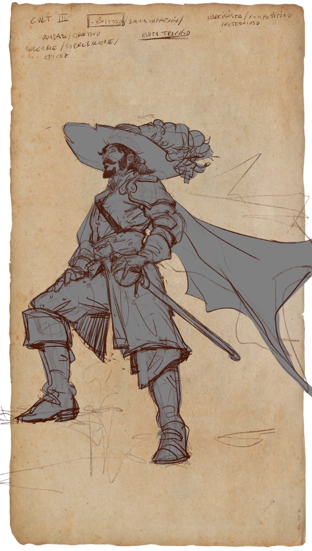 concept art de personajes