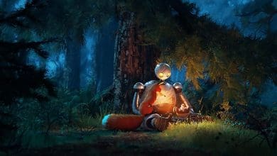 robot salvaje animación