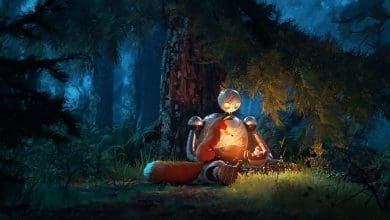 robot salvaje animación