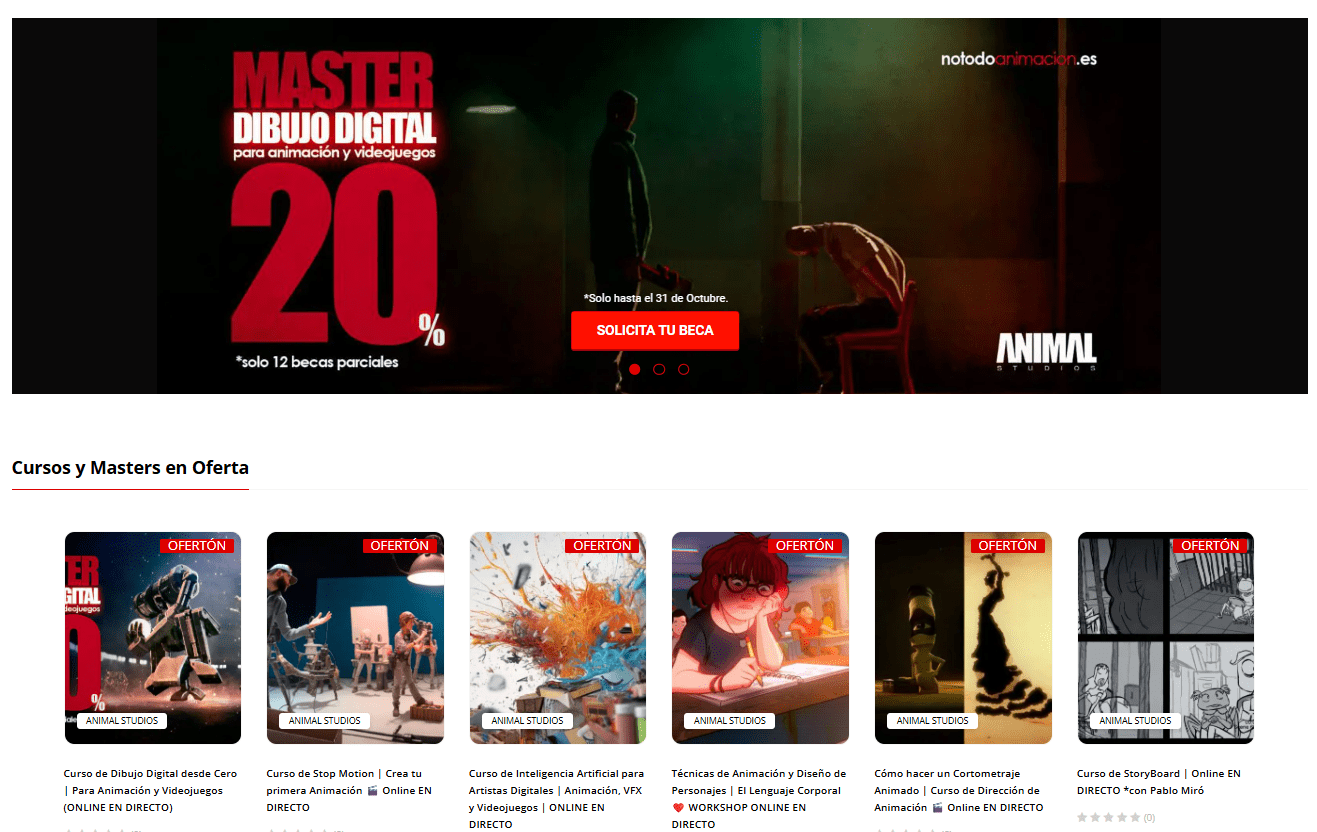 cursos de animación